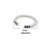 Silver Black Arc Ring