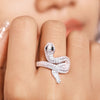 Silver Slytherin Ring