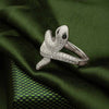 Silver Slytherin Ring