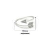 Silver Karmic Arrow Ring