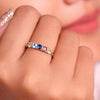Silver Color Blaze Ring
