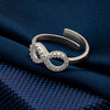 Silver Infinity Aura Ring