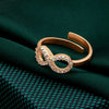 Rose Gold Infinity Aura Ring