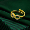 18k Gold Plated Infinity Aura Ring