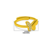 18K Gold Plated Flutter Wings Ring