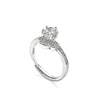 Silver Classic Angel Adjustable Ring