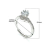 Silver Classic Angel Adjustable Ring