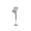 Silver Classic Angel Adjustable Ring
