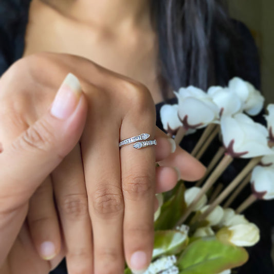 Silver Twister Ring