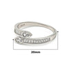 Silver Twister Ring
