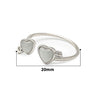 Silver Whispering Hearts Ring