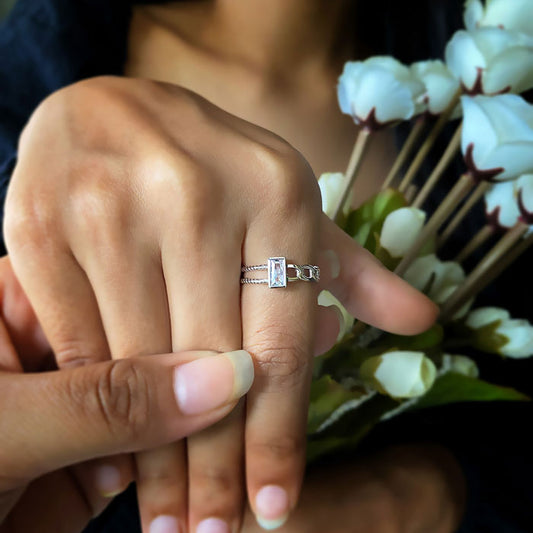 Silver Eclipse Ring