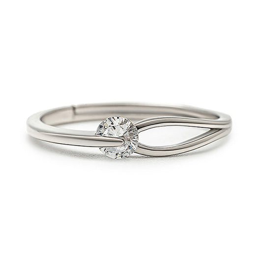 Silver Love Knot Ring