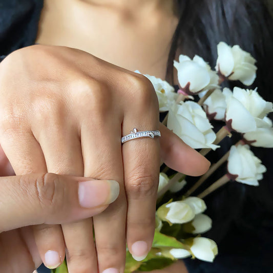 Silver Affirmation Ring