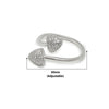 Silver Triad Twist Ring