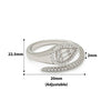 Silver Serpent Ring