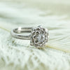 Silver Marigold Ring (5 in 1 Crystal)