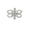 Silver Gracious Wings Ring