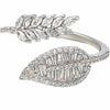 Silver Autumn Leaf Ring