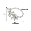 Silver Blooming Ring