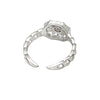 Silver Chunky Shine Ring