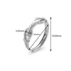 Silver Love Lock Ring