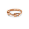 Rose Gold Love Lock Ring