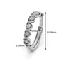 Silver Love Track Ring