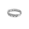 Silver Love Track Ring