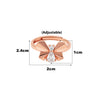 Rose Gold Social Butterfly Ring