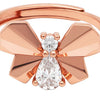 Rose Gold Social Butterfly Ring