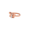 Rose Gold Social Butterfly Ring