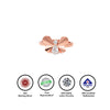 Rose Gold Social Butterfly Ring