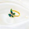 18k Gold Plated Silver Mystic Butterfly Ring