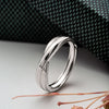 Silver Love Adjustable Ring