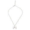 Silver Sparkle Amulet Pendant Set