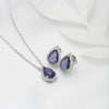 Silver Grape Vine Necklace Set