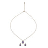 Silver Grape Vine Necklace Set