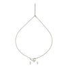 Silver Abstract Pendant Set