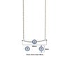 Silver Christie Evil Eye Necklace Set