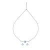 Silver Christie Evil Eye Necklace Set