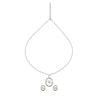 Silver Boho Pendant Set