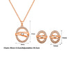 Rose Gold Boho Pendant Set
