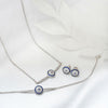 Silver Christie Evil Eye Set