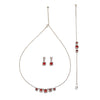 Silver Red Royalty Set