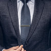 Silver Jet Black Tie Pin