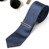 Silver Jet Black Tie Pin