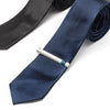 Silver Blue Line Tie Pin