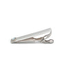 Silver MOP White Stone Tie Pin