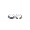 Silver Oxi Classic Line Toe Ring